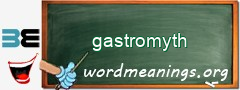 WordMeaning blackboard for gastromyth